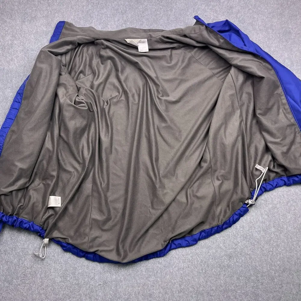 The North Face Windbreaker Jacket Mens XL Blue Polyester Full-Zip Long Sleeve